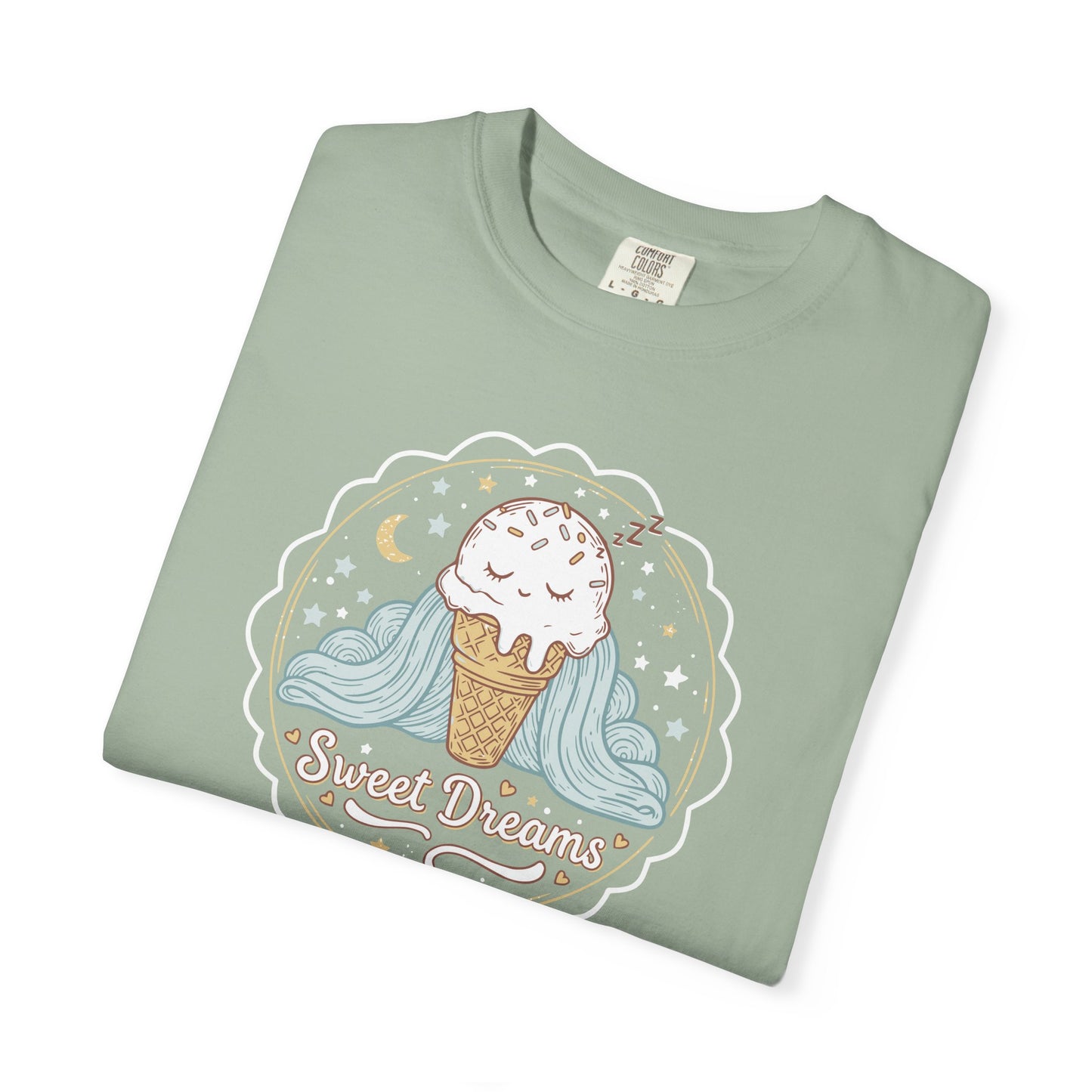 Sweet Dreams Ice Cream T-Shirt — Cute Pastel Dessert Graphic Tee