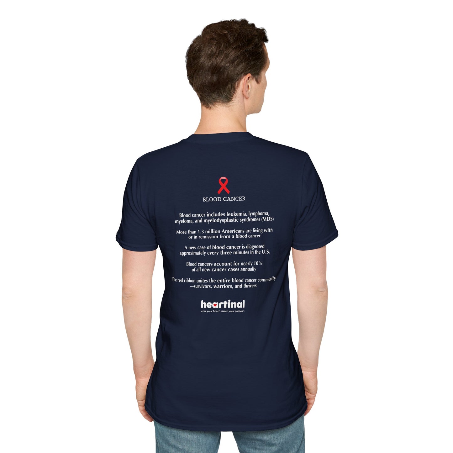 Red Strong T-Shirt — Blood Cancer Fight Club Awareness Tee