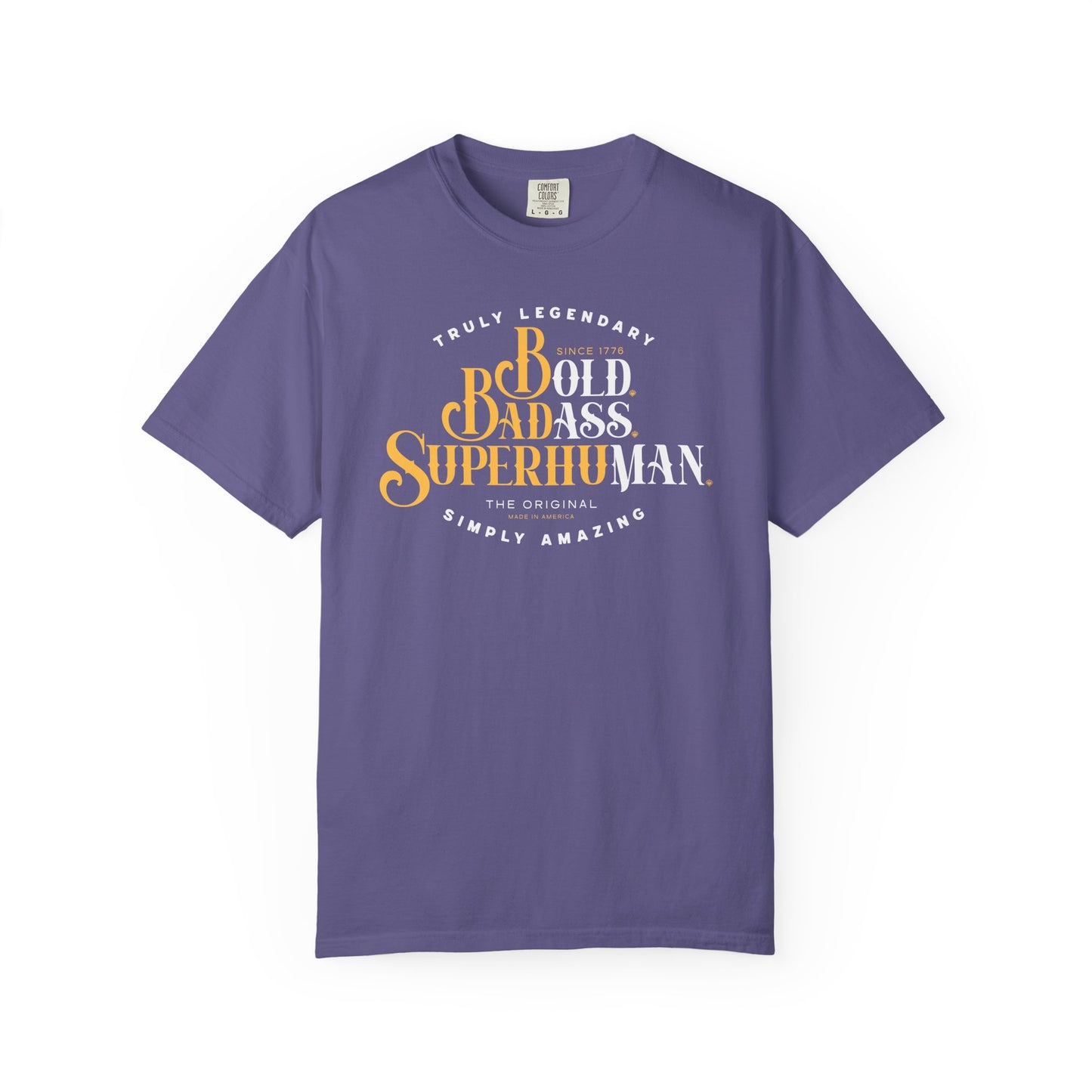 Old Ass Man. Bold Badass Superhuman Graphic Tee — Motivational Vintage Style T-Shirt