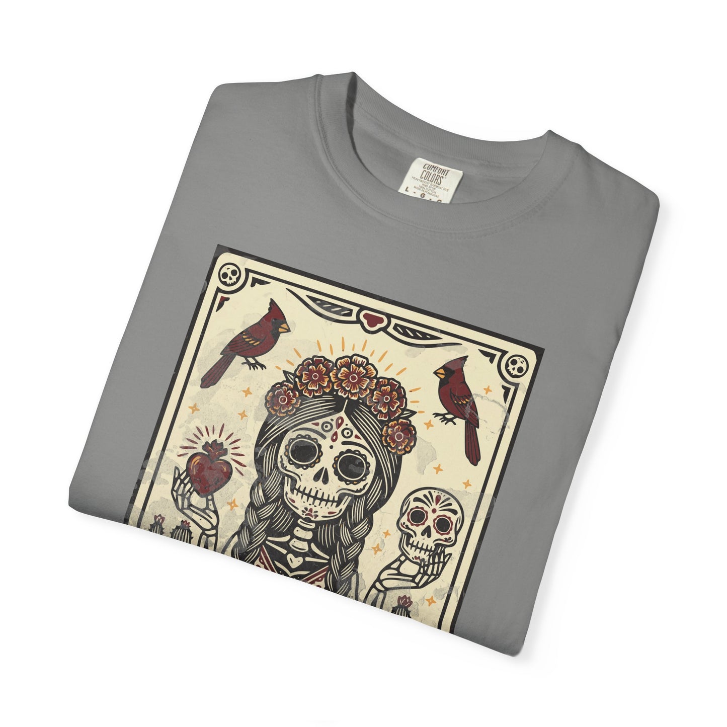 "La Muerte Amada" T-Shirt — Day of the Dead Skull Art Tee