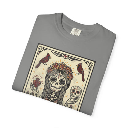 "La Muerte Amada" T-Shirt — Day of the Dead Skull Art Tee