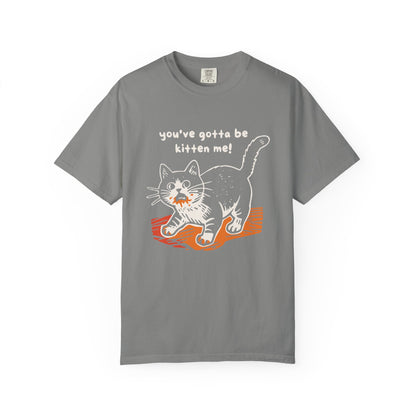 "You've Gotta Be Kitten Me!" Cat Graphic T-Shirt — Cute Retro Playful Kitty Tee