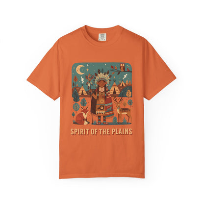 'Spirit of the Plains' T-Shirt — Native-Inspired Spiritual Graphic Tee