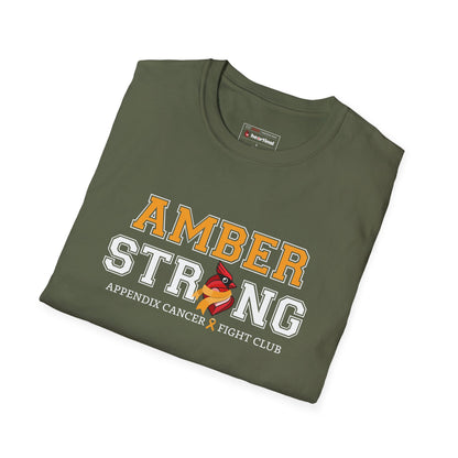 Amber Strong T-Shirt — Appendix Cancer Fight Club Support Tee