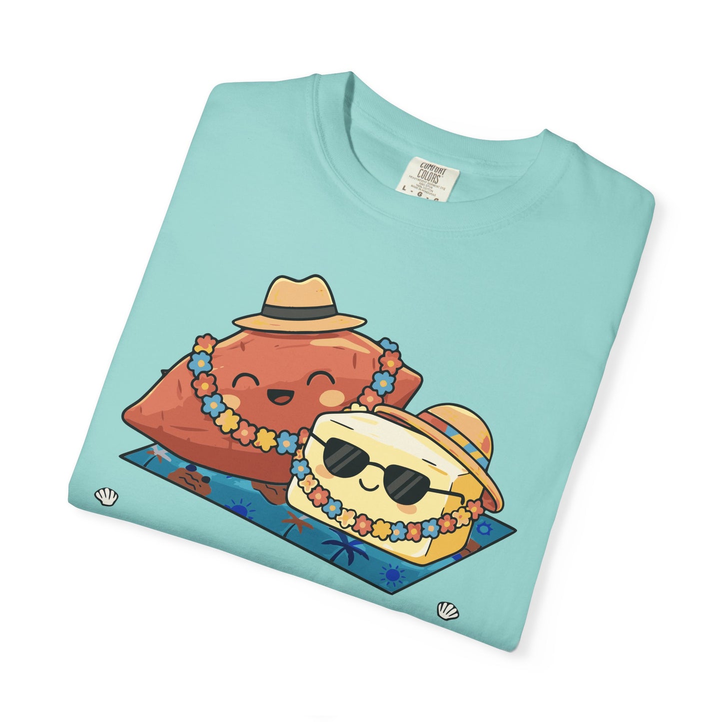 "On vacation? I sure yam!" Couples Tee — Cute Yam Butter Summer Vacation Vibes T-Shirt