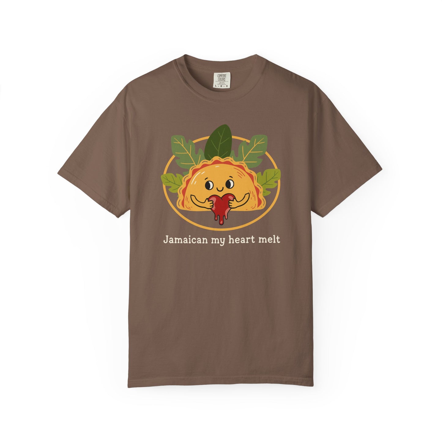 "Jamaican My Heart Melt" T-Shirt — Cute Patty Character Tee