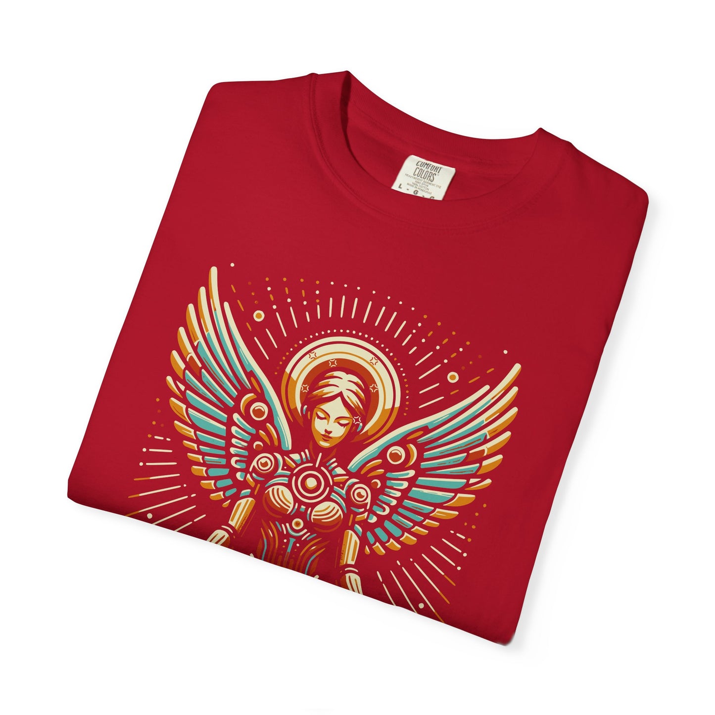 "Glitched Goddess (Under Construction)" T-Shirt — Unhinged Attitude Retro Sci‑Fi Graphic Tee