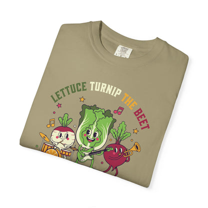 Lettuce Turnip The Beet T-Shirt — Cute Vegetable Band Graphic Tee