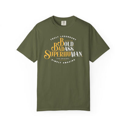 Old Ass Man. Bold Badass Superhuman Graphic Tee — Motivational Vintage Style T-Shirt