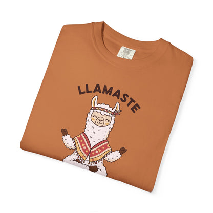 Llamaste Yoga Llama T-Shirt — Funny Meditation Unisex Tee