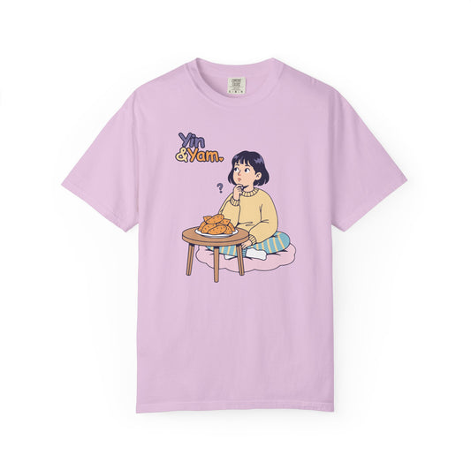 “Yin & Yam” T‑Shirt — Cute Unisex Fun Existential Snack Illustration Tee