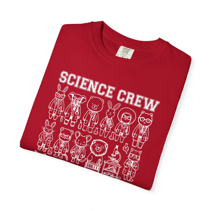 "Science Crew: Class of CO₂" T-Shirt - Cartoon Chemistry Cute Animal Tee