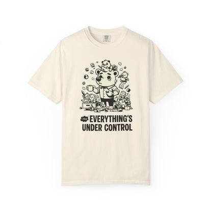 "Everything’s Under Control... I Think" T-Shirt — Cute Chaos Cartoon Tee
