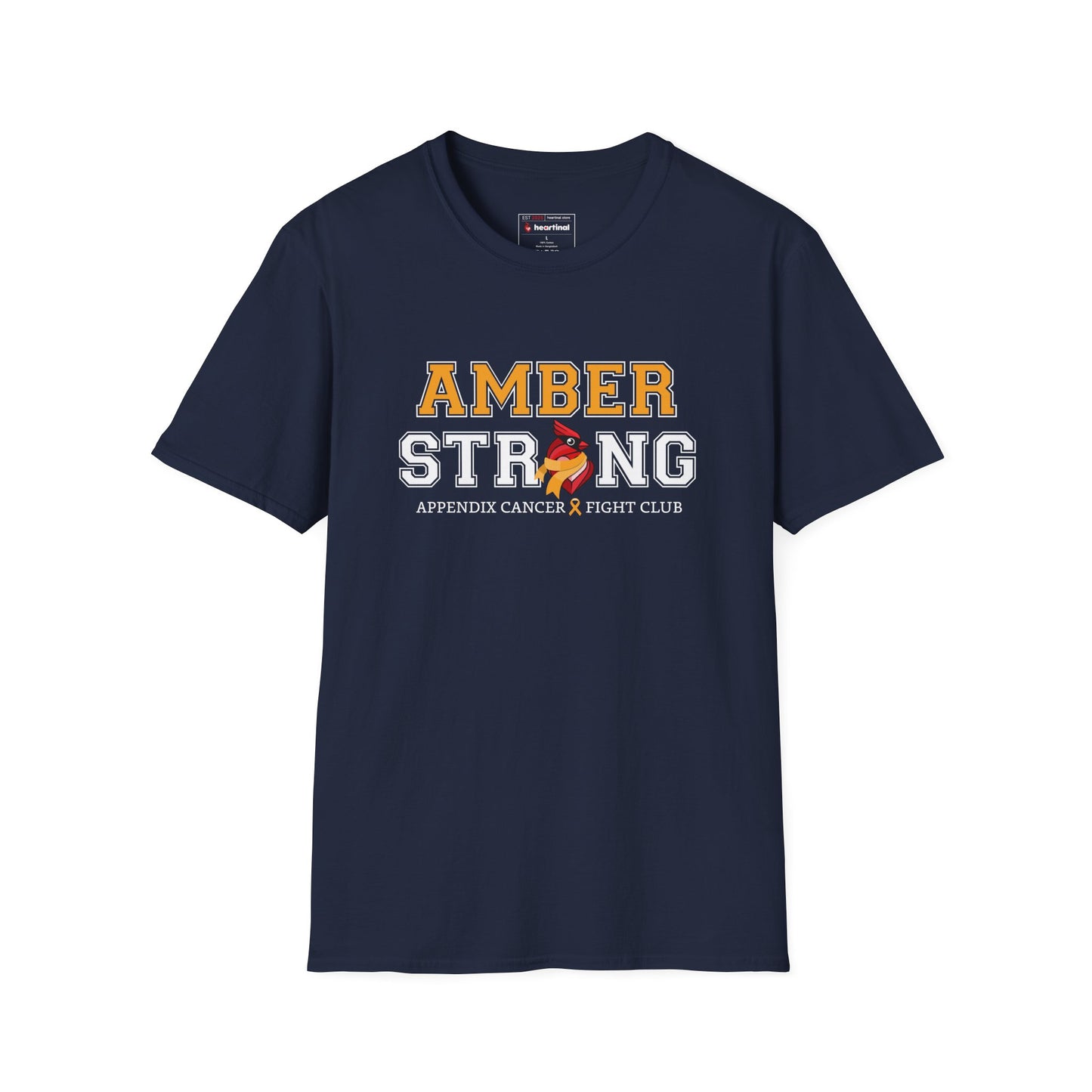 Amber Strong T-Shirt — Appendix Cancer Fight Club Support Tee