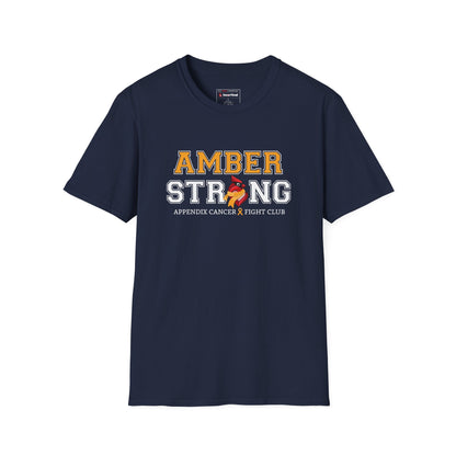Amber Strong T-Shirt — Appendix Cancer Fight Club Support Tee