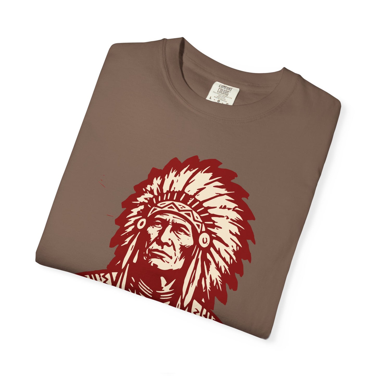 Revolution Graphic T-Shirt - Native Chief First Nation Illustrated Tee