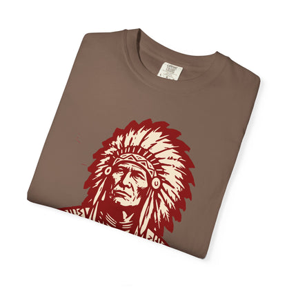 Revolution Graphic T-Shirt - Native Chief First Nation Illustrated Tee