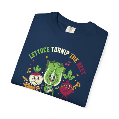 Lettuce Turnip The Beet T-Shirt — Cute Vegetable Band Graphic Tee