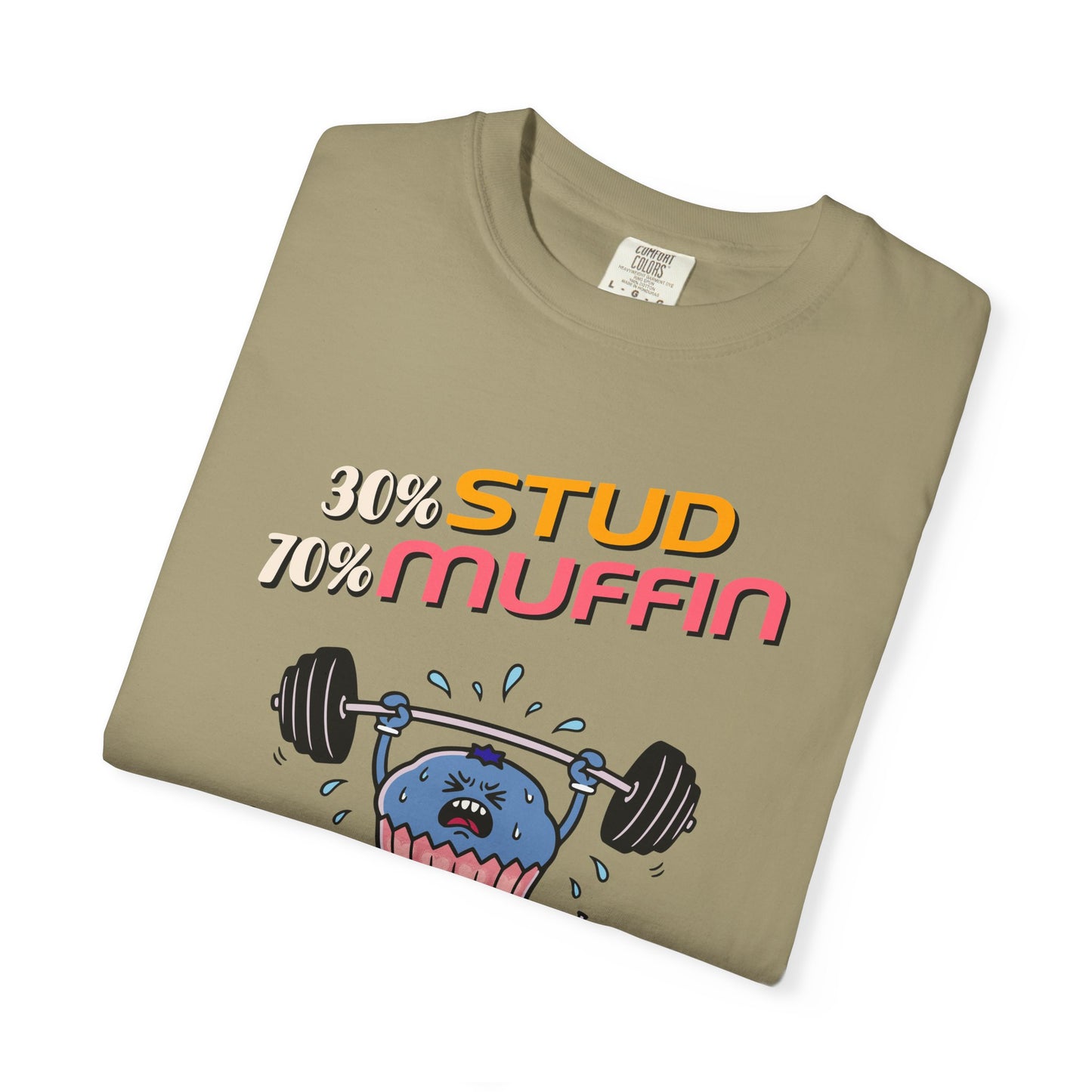"Stud Muffin" T-Shirt — Cute Funny Gym Cupcake Fitness Design