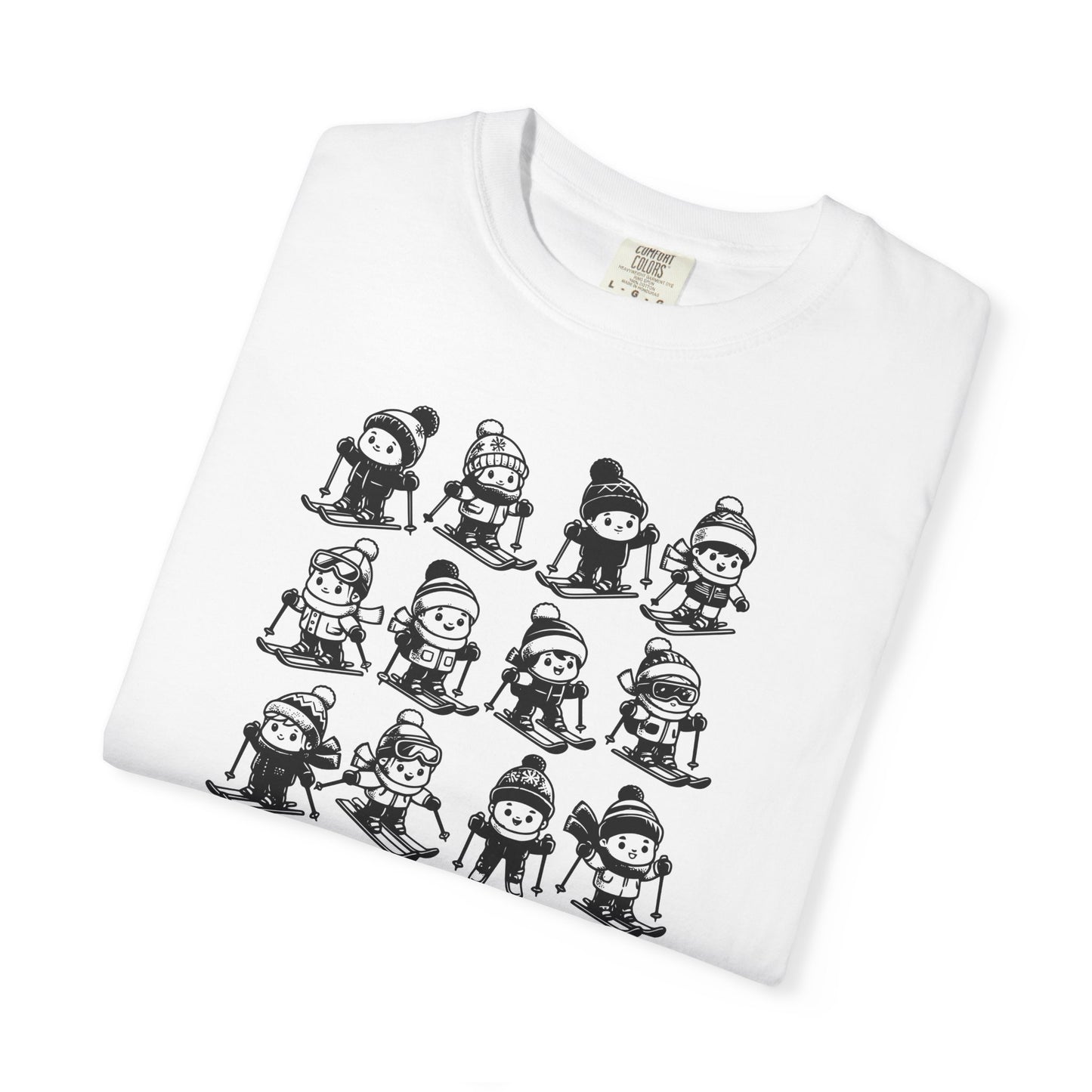 Chairlifts & Hot Chocolate T-Shirt — Cute Ski Lovers Winter Tee