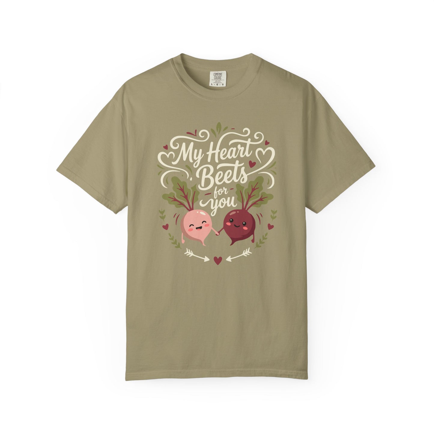 “My Heart Beets for You” T-Shirt — Cute Veggie Valentine Beet Couple Graphic Tee