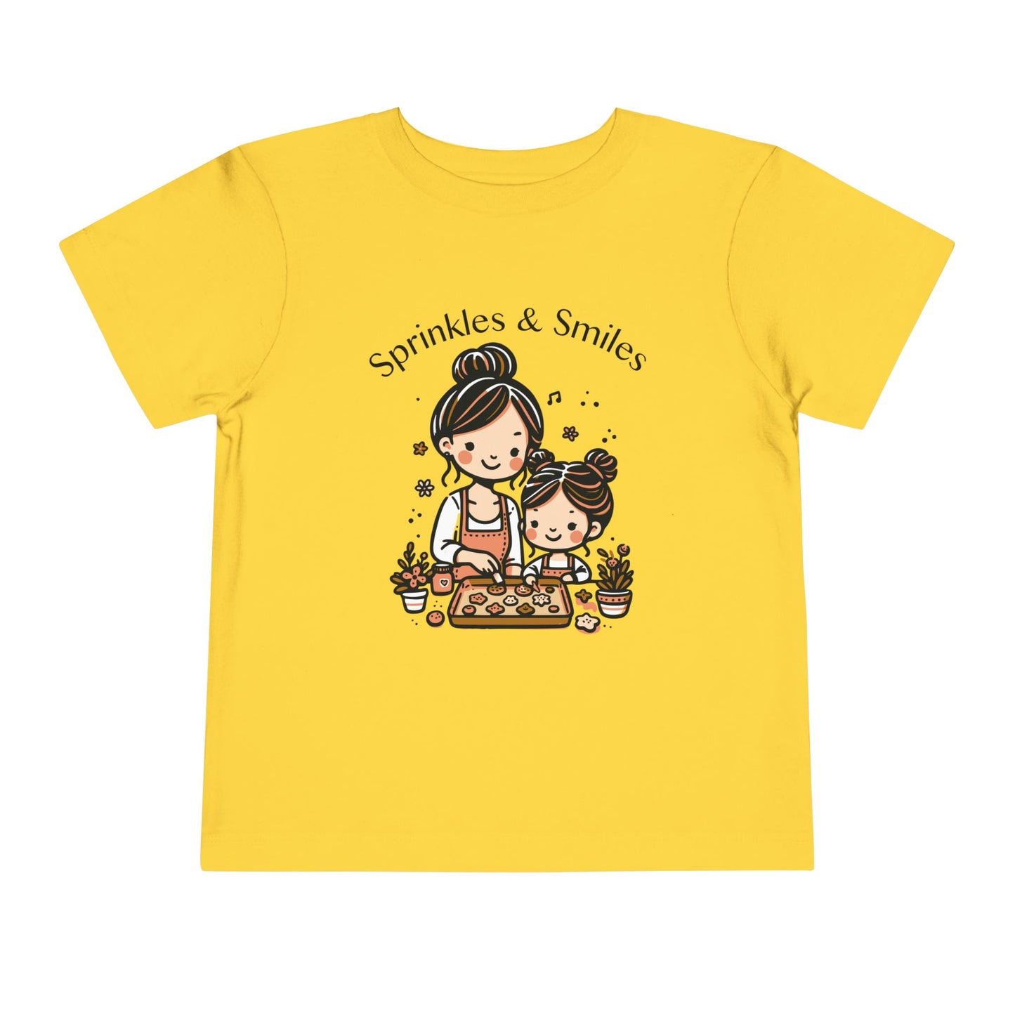 "Sprinkles & Smiles" Toddler Tee —  Mom & Me Baking Graphic Shirt
