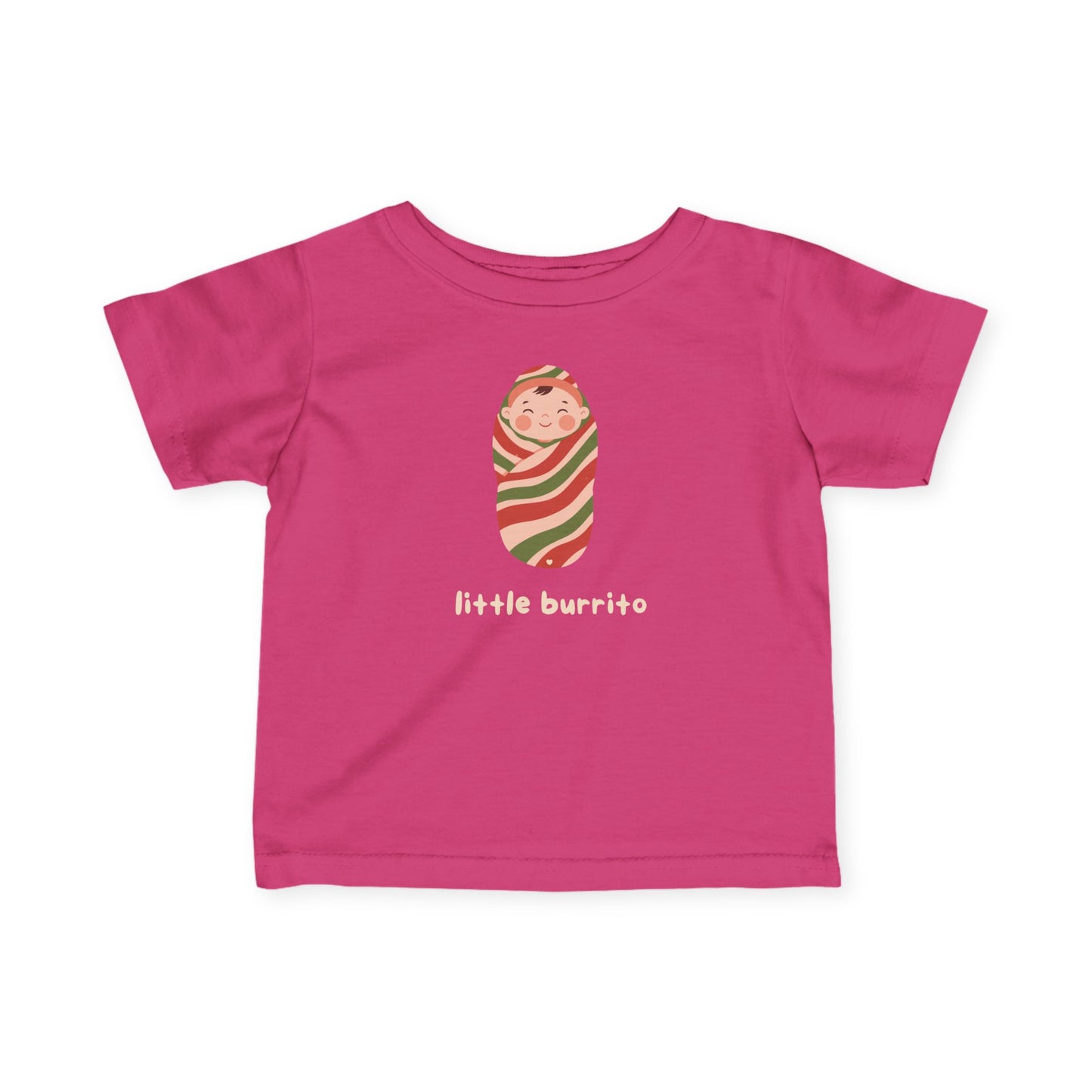 'Little Burrito' Infant Tee — Adorable Swaddle Baby Shirt