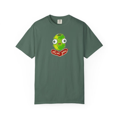 "Olive You" Cute Graphic T-Shirt - Love Tee