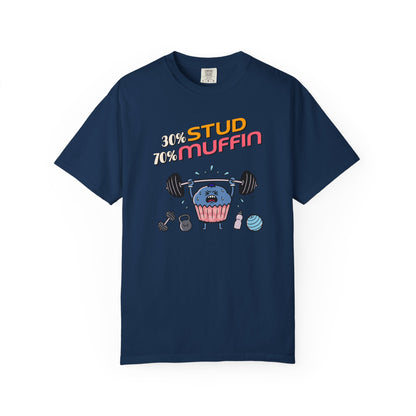 "Stud Muffin" T-Shirt — Cute Funny Gym Cupcake Fitness Design