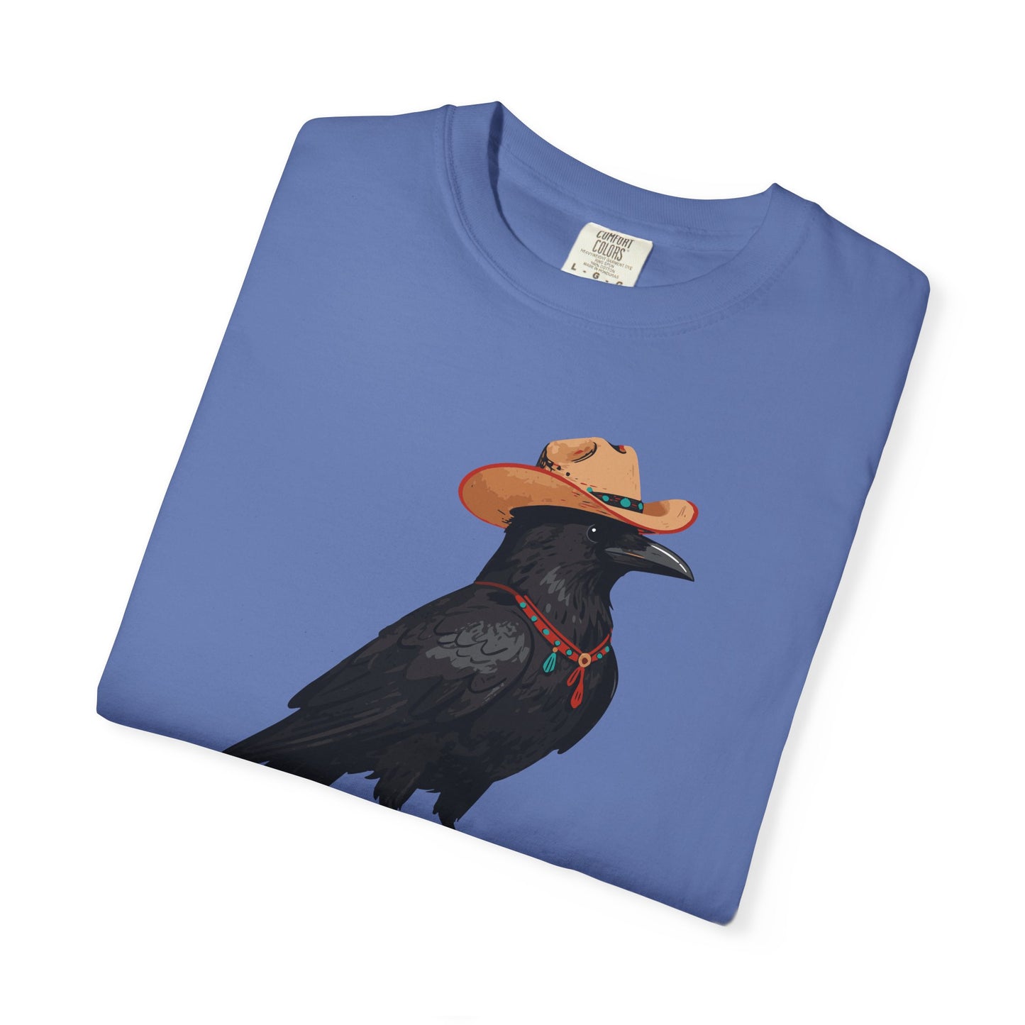 "Cawgirl" Couples Tee  — Western Raven Cowgirl Graphic T‑Shirt