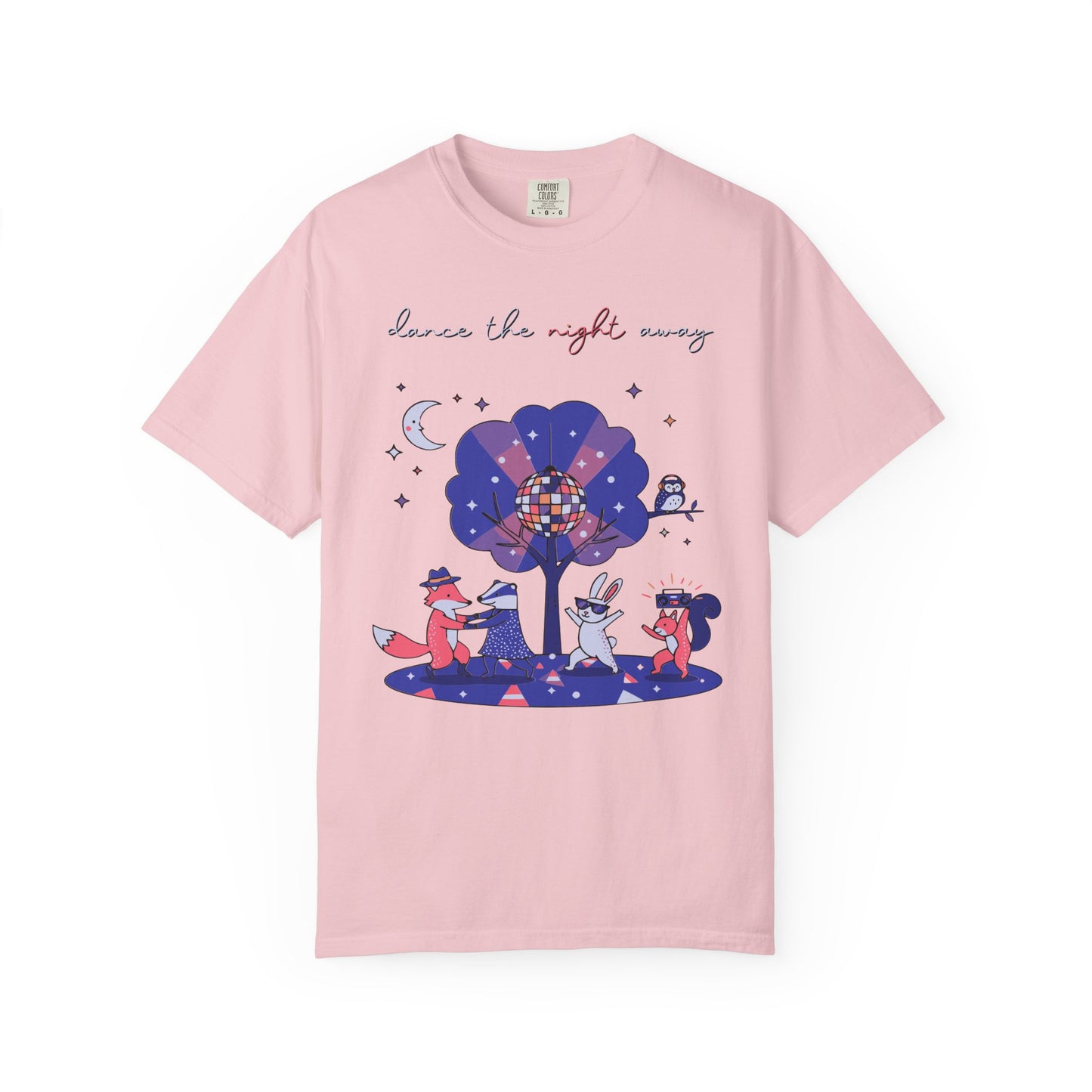 Dance the Night Away T-Shirt — Night Forest Animals Graphic Tee
