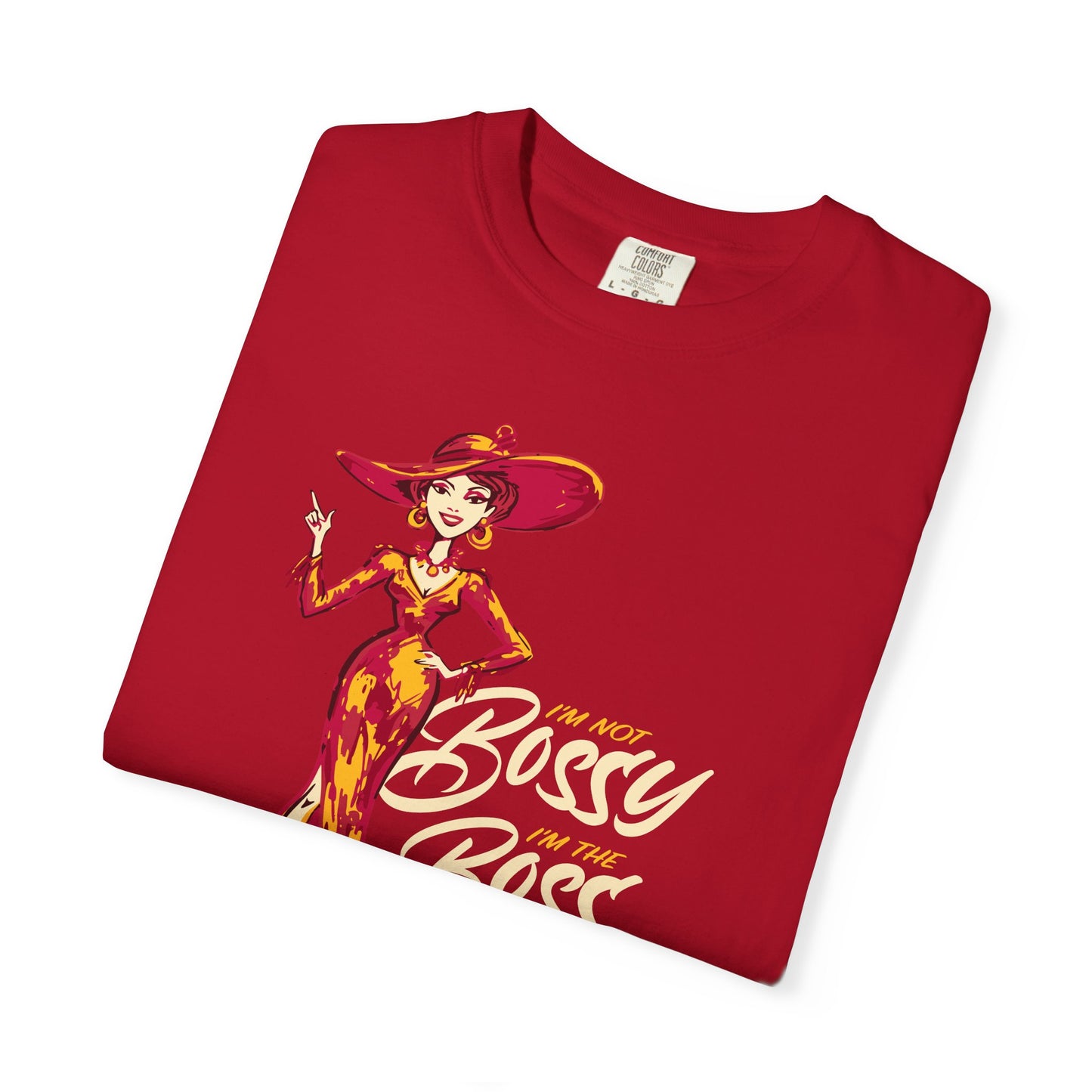 "I'm not Bossy, I'm the Boss" Graphic T-Shirt — Vintage Glam Lady Fashion Tee