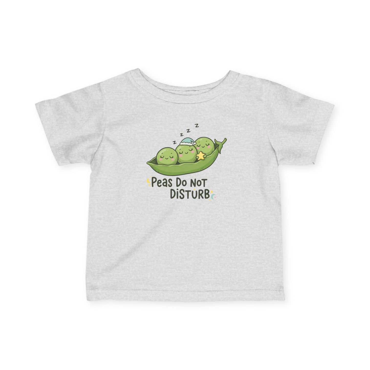 "Peas Do Not Disturb" Infant Tee — Cute Sleeping Peas Baby Shirt