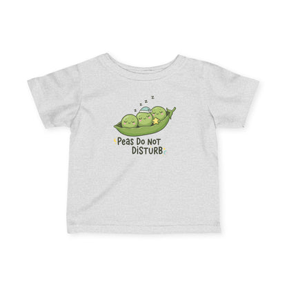 "Peas Do Not Disturb" Infant Tee — Cute Sleeping Peas Baby Shirt