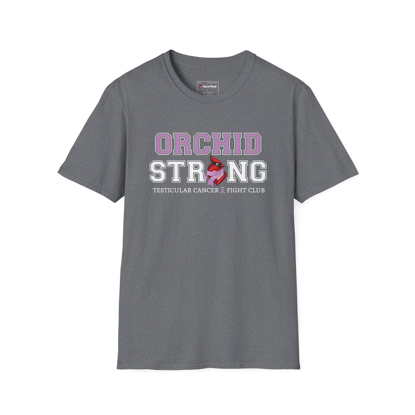 Orchid Strong T-Shirt — Testicular Cancer Fight Club Awareness Tee