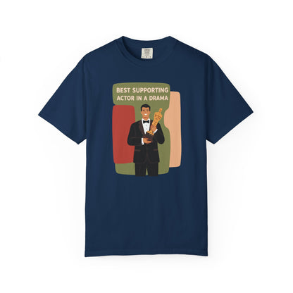 "Best Supporting Actor in a Drama" Couples Tee — Funny Award Winner Graphic T-Shirt