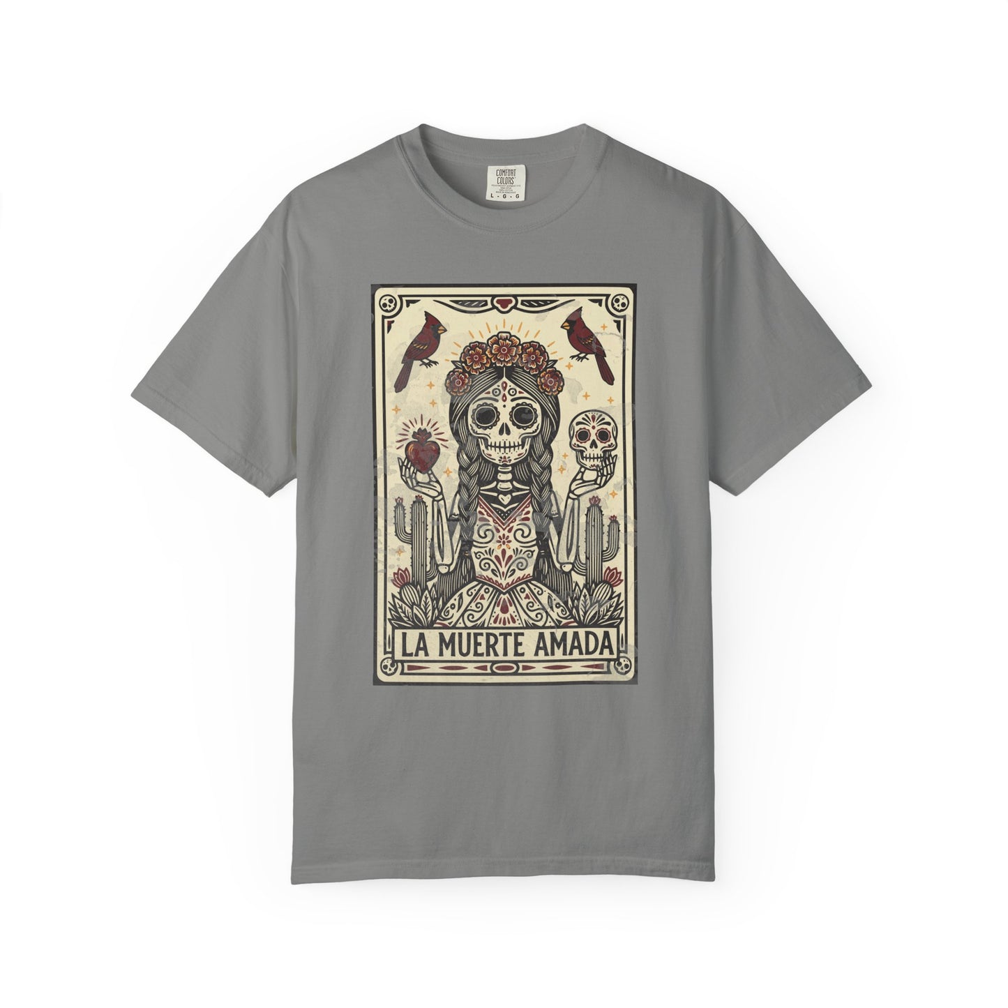"La Muerte Amada" T-Shirt — Day of the Dead Skull Art Tee