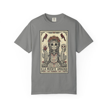 "La Muerte Amada" T-Shirt — Day of the Dead Skull Art Tee