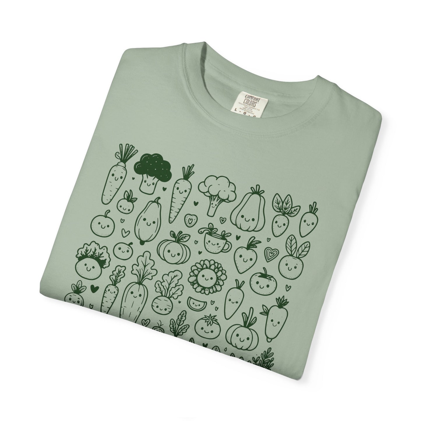"Locally Grown: Plant Based & Good Taste" T-Shirt — Organic Vegan Farmer Garden Tee
