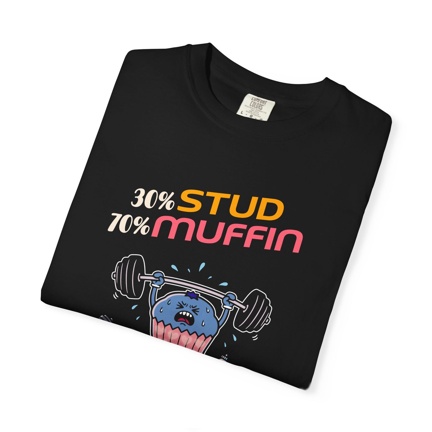 "Stud Muffin" T-Shirt — Cute Funny Gym Cupcake Fitness Design