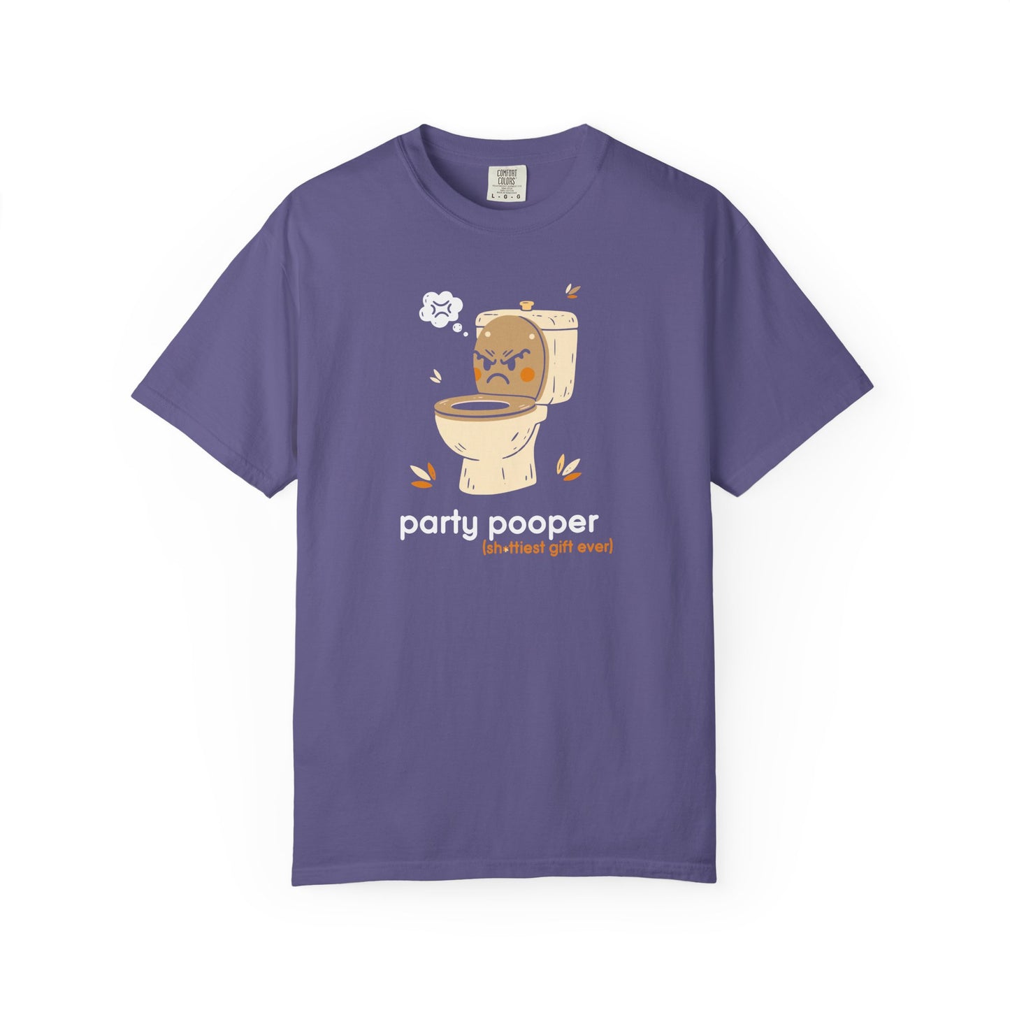 "Party Pooper" Couples Tee — Funny Gift Toilet Graphic T-Shirt