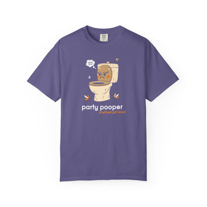 "Party Pooper" Couples Tee — Funny Gift Toilet Graphic T-Shirt