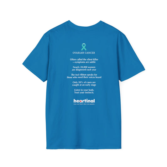 Teal Strong T-Shirt — Ovarian Cancer Awareness Support Tee