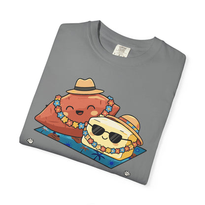 "On vacation? I sure yam!" Couples Tee — Cute Yam Butter Summer Vacation Vibes T-Shirt