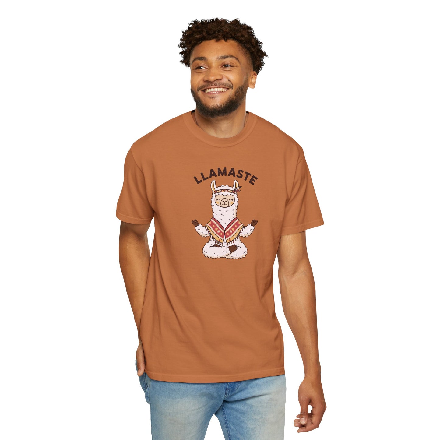 Llamaste Yoga Llama T-Shirt — Funny Meditation Unisex Tee