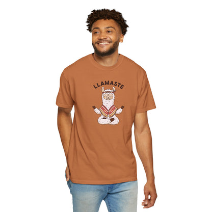 Llamaste Yoga Llama T-Shirt — Funny Meditation Unisex Tee