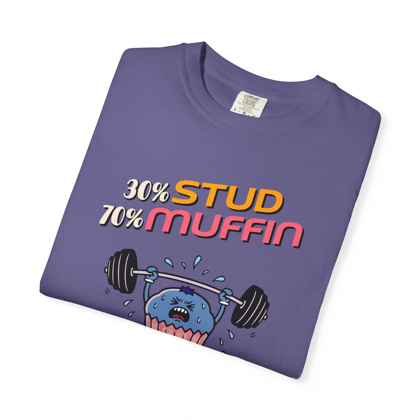 "Stud Muffin" T-Shirt — Cute Funny Gym Cupcake Fitness Design