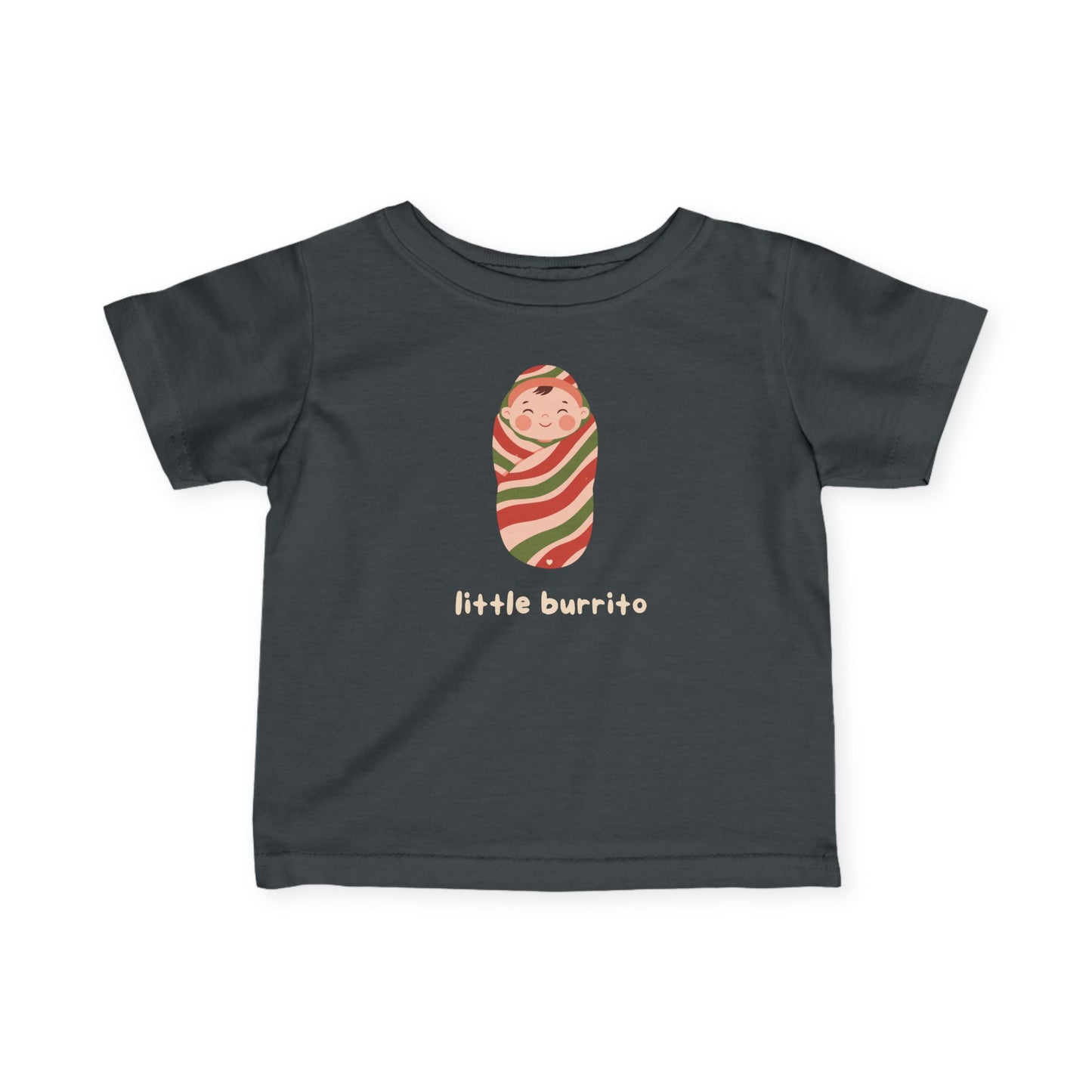 'Little Burrito' Infant Tee — Adorable Swaddle Baby Shirt