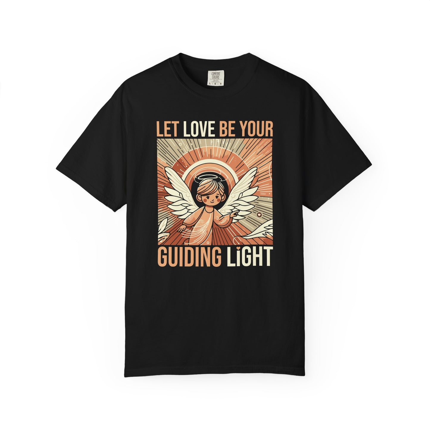 Let Love Be Your Guiding Light T-Shirt — Angelic Inspirational Graphic Tee
