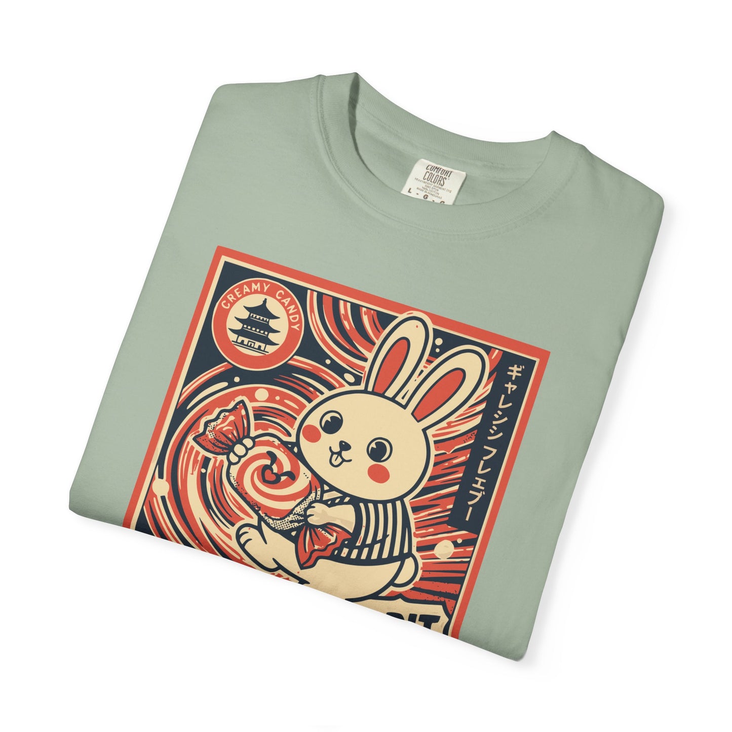 "Galaxy Rabbit" Milk Candy Graphic T-Shirt — Cute Japanese Anime Bunny Tee